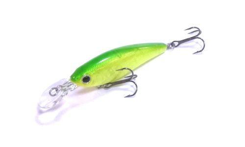 Воблер DAIWA STEEZ SHAD 54F-SR / AKABANE LIME (07430523)