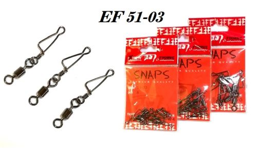 Карабин с вертлюгом EXTREME FISHING 51-03 #1/0