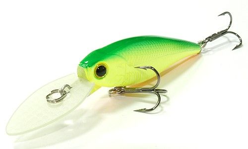 Воблер Lucky Craft Bevy Shad MK-II 60DD-133 Green Lime Chart*