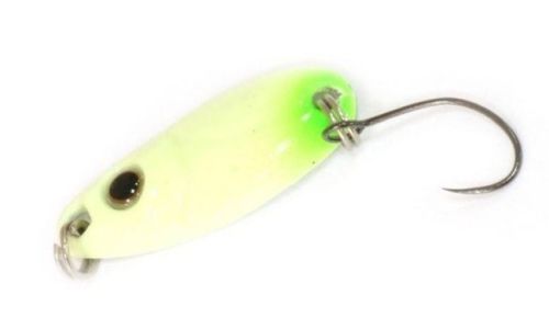 Блесна MEGABASS GREAT HUNTING SPOON-X 3 / GLOW-LIME SPOT