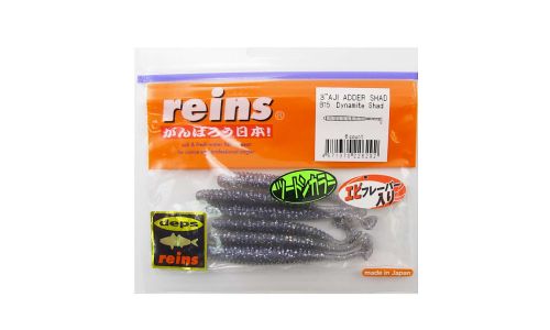 Приманка силиконовая REINS Aji Adder Shad 3\" Deps (упак. 6 шт.) / B15 - Dynamite Shad