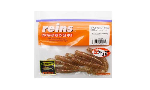 Приманка силиконовая REINS Aji Adder Shad 3\" Deps (упак. 8 шт.) / 321 - Gold Legend Part - 2