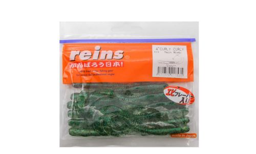 Приманка силиконовая REINS Curly Curly 4 A03 Neon Moebi