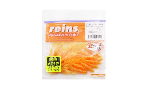 Приманка силиконовая REINS Fat G-Tail Grub 2 413 Chika Chika Orange