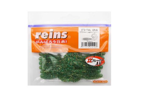 Приманка силиконовая REINS G-Tail Grub 3\" (упак. 12 шт.) / 016 - Gold Legend Part - 1
