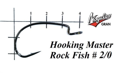 Офсетные крючки Varivas Nogales Hooking Master Rock Fish #2/0 (6 шт. в уп.)