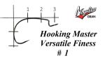 Офсетные крючки Varivas Nogales Hooking Master Versatile Finess #1 (8 шт. в уп.)