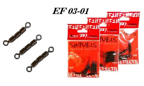 Вертлюг тройной EXTREME FISHING 03-01 #02