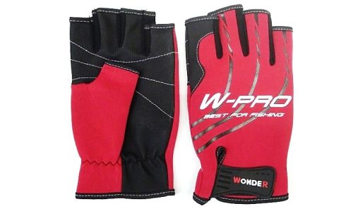 Перчатки WONDER красные без пальцев WG-FGL 035 XXL