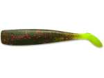 Мягкая приманка Lunker City Shaker 3.25-183 Avocado Red Flake Chart Tail