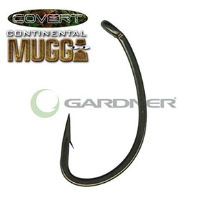 GARDNER  Крючки COVERT CONTINENTAL  MUGGA HOOKS № 4 (10шт) CMHX4