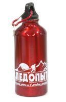 Бутылка питьевая с карабином 400мл Следопыт