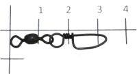 Вертлюг с карабином Cormoran Spintec Coast Lock-04