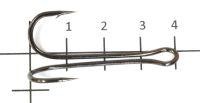 Двойник Double Hook Long №2/0 Tsuribito