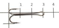 Двойник Double Hook Long №4 Tsuribito
