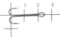 Двойник Double Hook №8 BN Yoshi Onyx