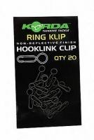 Застежка для поводков с кольцом Korda Ring Klip