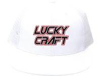 Кепка Lucky Craft Flat Visor Cap whiteandred