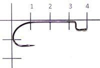 Крючок 2ROC SASAME №1