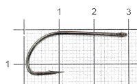 Крючок Crystal Black Nickel KH-11004 RBN №1/0 Saikyo