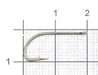 Крючок Crystal Bronze KH-11004 RBR №4 Saikyo