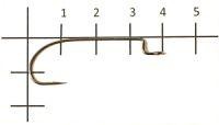 Крючок Gamakatsu WORM 34 №1
