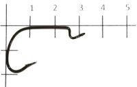 Крючок Gamakatsu WORM HOOK 314 MB №1/0 упаковка 6 штук
