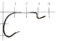 Крючок Gamakatsu WORM HOOK 314 MB №2 упаковка 6 штук