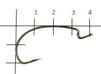 Крючок Gamakatsu WORM OFFSET EWG Silicon Stopper №1/0