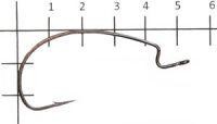 Крючок Gamakatsu WORM OFFSET EWG SL №4/0