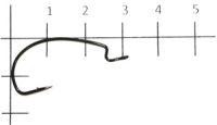 Крючок Gamakatsu WORM OFFSET EWG №4