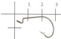 Крючок Invisible Tip Offset Hook №1