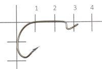 Крючок Invisible Tip Offset Hook №1/0