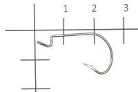 Крючок Invisible Tip Offset Hook №2