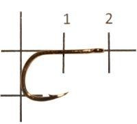 Крючок Iseama gold №2