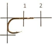 Крючок Iseama gold №4