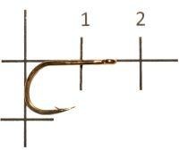 Крючок Iseama new gold №4