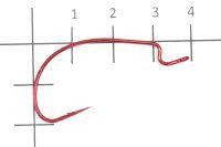 Крючок J-Red Light Hook №2/0