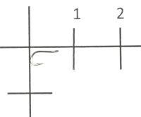 Крючок Kantsuki Izu Mejina №0.8