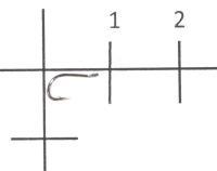 Крючок Kantsuki Izu Mejina №2