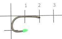 Крючок Korda Kaptor Wide Gape-B Weed №4