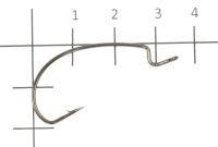 Крючок LW Offset Hook №1