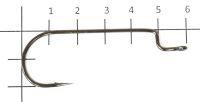 Крючок Offset Hook Round Bend 5057 №5/0