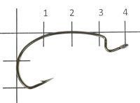 Крючок Offset Hook Wide Gape 5071 №1/0