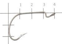 Крючок Offset Hook с пружинкой №3/0 BN Yoshi Onyx