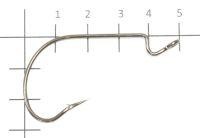 Крючок Offset Hook с пружинкой №5/0 BN Yoshi Onyx