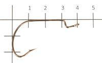 Крючок Offset Worm 213 №3/0 RB