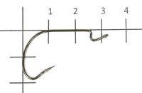 Крючок Offset Worm Hook 5070 №1