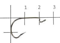 Крючок Offset Worm Hook 5070 №2