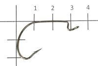 Крючок Offset Worm Hook 5070 №2/0